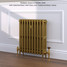 CI-SH645-10-MET-GOLD-LS01 - Shelbourne 3 Column Victorian Cast Iron Radiator H645mm x W215mm CI-SH645-10-MET-GOLD-LS01 - Shelbourne 3 Column Victorian Cast Iron Radiator H645mm x W215mm